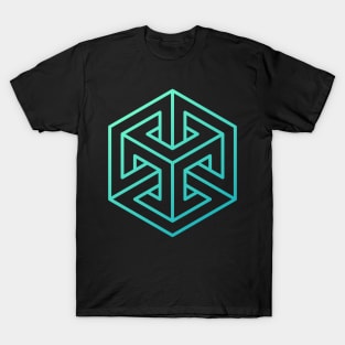 Strange Geometry - Inside Out (Outline) T-Shirt